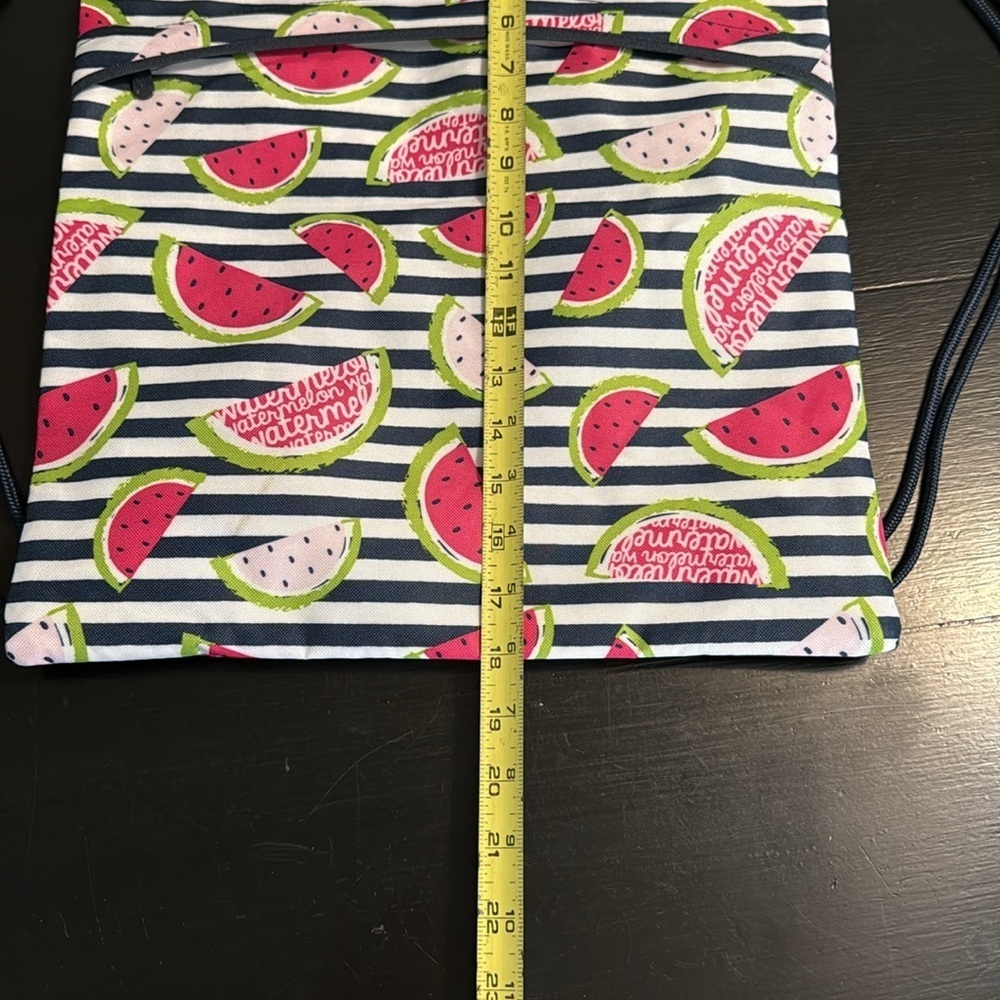 Watermelon Print Drawstring Thermal Backpack - image 2